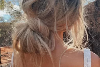 Hairstyle Trend: The Cord Knot Bun is The Coolest Bun in Summer