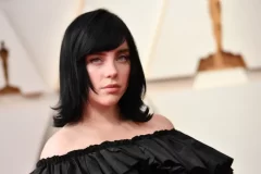 Billie Eilish at The Oscars 2022: Blown-Out Bob with Side Bangs