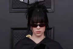 Billie Eilish is Sporting A '90s Hairstyle Like Gothic Spice Girl at the 2023 Grammys