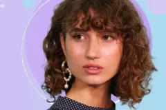 Curly Fringe: This trend hairstyle wraps us around our fingers!