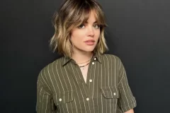 Trend Hairstyle For Short Hair 2023: Lucy Hale's Short Bob with Bangs