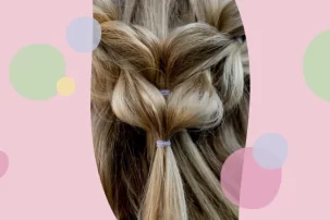 Wedding Guest Hairstyle: This 5 Minute Braided Hairstyle is Super Easy and Pretty