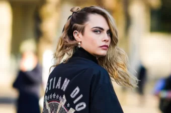 Hair Shaved? Model Cara Delevingne Wears Her Hair In A Fake Undercut