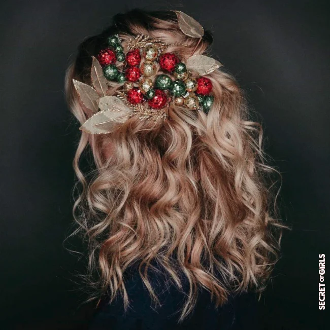 Christmas Hair Accessories: Clips, Barrettes, Scrunchies... The Most Beautiful Apparatus To Pimp Your Hair Without Making Kitsch