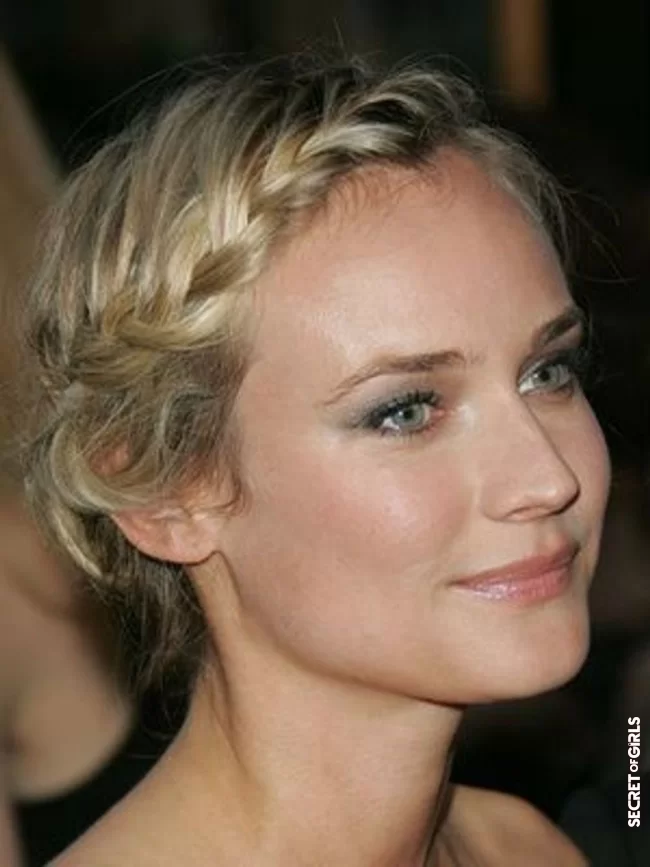 Braided crown | 20 hairstyles to steal from Diane Kruger