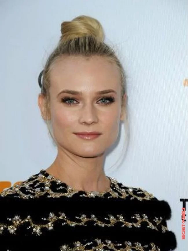Bun | 20 hairstyles to steal from Diane Kruger