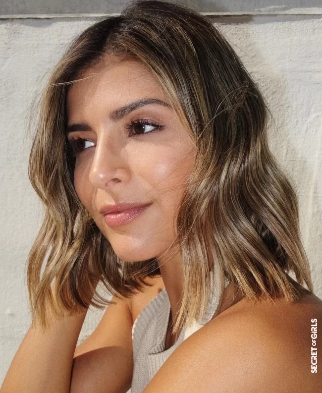 Despite light waves, the hair on the boyfriend bob is all on the same length | Hairstyle trend: The boyfriend bob looks really casual