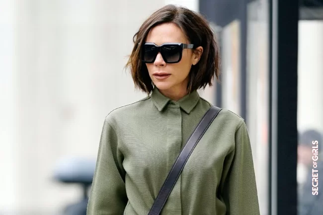 Trendy hairstyle by Victoria Beckham: In summer you wear the wavy bob very casually | Trend Hairstyle In Summer 2021: Victoria Beckham Wears The Wavy Bob