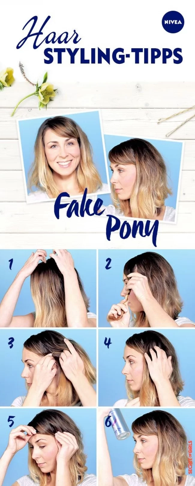Fake ponies | 3 hairstyles that will change your hair without a haircut