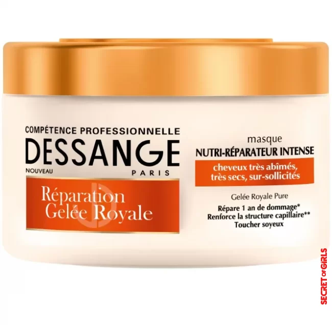 The Intense Nutri-Repairing Mask with Pure Royal Jelly from Dessange Professional Competence | Straight hair: Our tips for a gorgeous and easy look