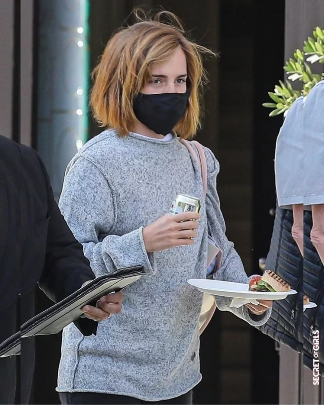 With her new choppy bob, Emma Watson shows an absolute sense of trends: | Hair off! Emma Watson is now wearing the trendy Choppy Bob hairstyle
