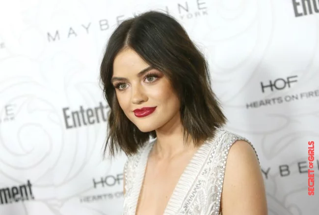 Lucy Hale's soft square, one of her favorite haircuts | Soft Bob: The Trendiest Square Cut of The Summer