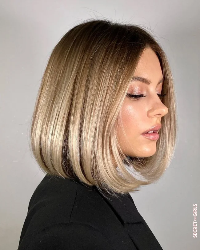 Liquid blonde bob | Blonde Bobs: 23 Most Beautiful Inspirations for Spring and Summer 2022