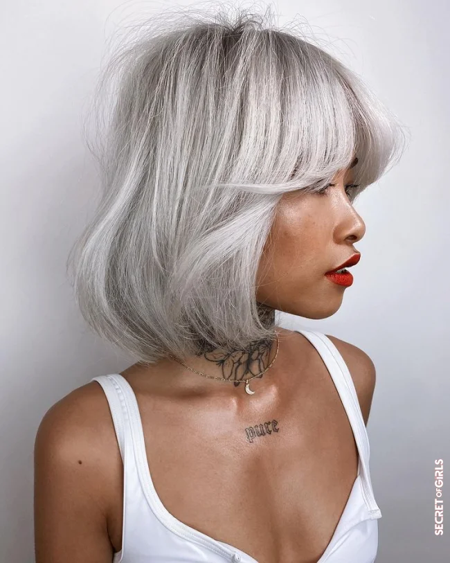70s ice blonde bob | Blonde Bobs: 23 Most Beautiful Inspirations for Spring and Summer 2022