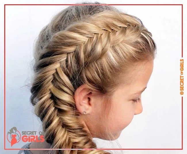 77.&nbsp;Side Fishtail Braid | 170 Cutest Braided Hairstyles for Little Girls (2020 Trends)