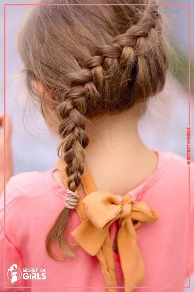 84.&nbsp;Side French Braid | 170 Cutest Braided Hairstyles for Little Girls (2023 Trends)