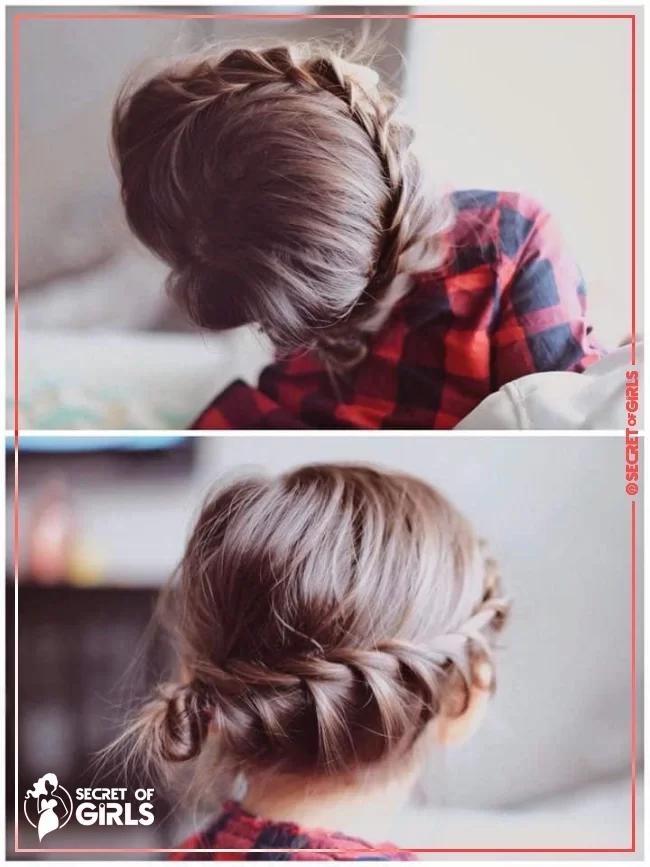 14. Swooped | 170 Cutest Braided Hairstyles for Little Girls (2020 Trends)