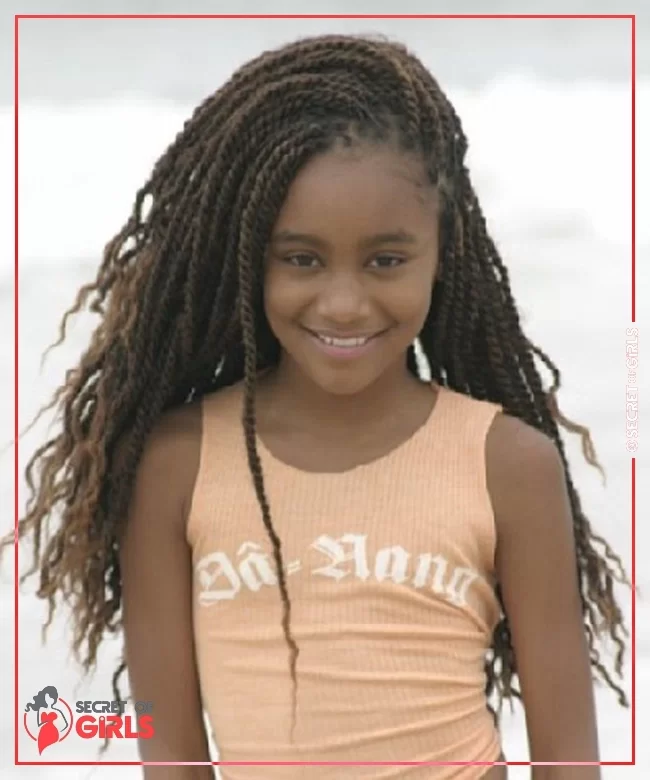 34. Crochet Braids for kids | 170 Cutest Braided Hairstyles for Little Girls (2023 Trends)