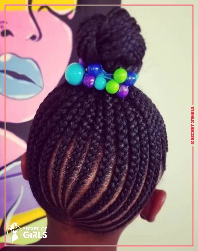 25. Back Braids | 170 Cutest Braided Hairstyles for Little Girls (2020 Trends)