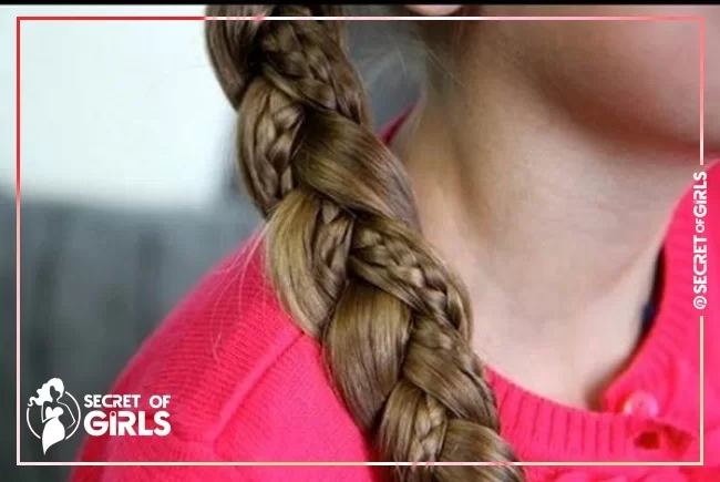 83. Side Braid with&nbsp;Micro Braid | 170 Cutest Braided Hairstyles for Little Girls (2023 Trends)