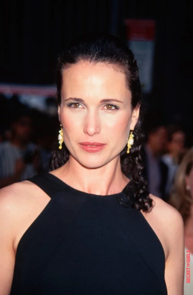 1996 | Gray Hair: At 64, Andie MacDowell is A Silver Mane Goddess