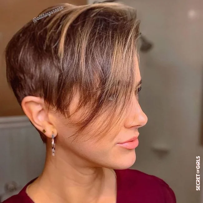 Sidecut | Short Brown Hair: These 20 Hairstyles Are Absolutely Trendy In 2022