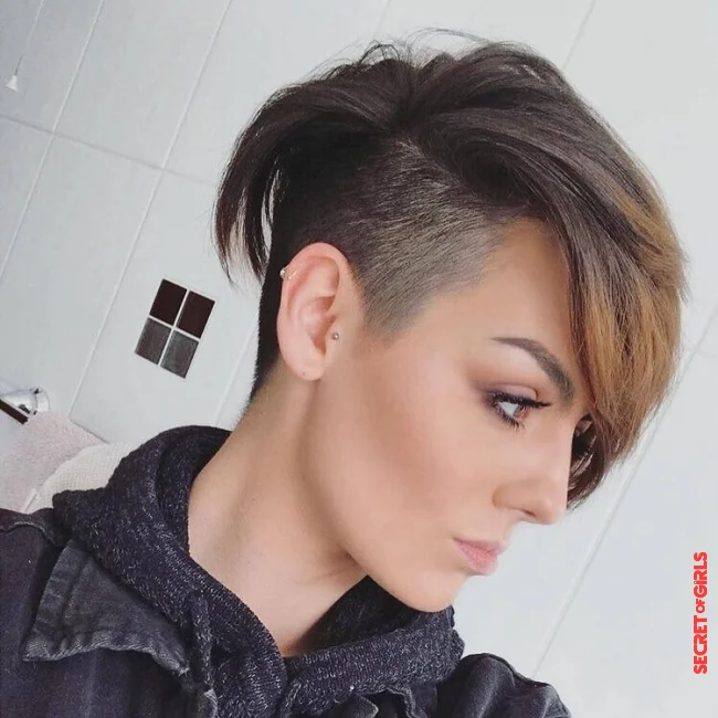 Undercut | Short Brown Hair: These 20 Hairstyles Are Absolutely Trendy In 2022