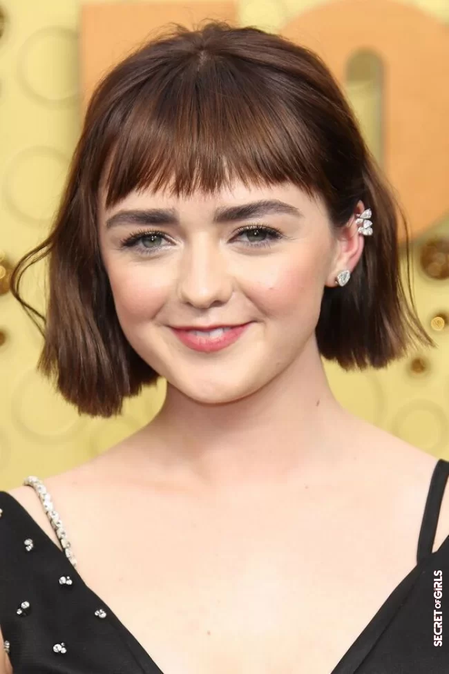 Maisie Williams | 12 Bobs With Bangs That'll Motivate Us To Succumb To A Scissor Blow On Our Next Hair Stylist Appointment