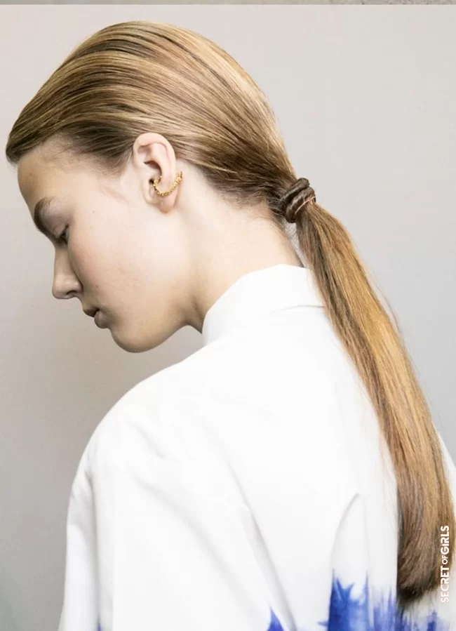 Low ponytail | These hairstyles that will immediately make you look more stylish