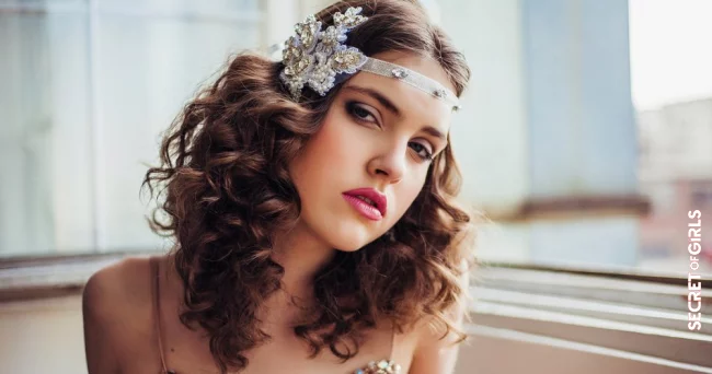 Curls with accessory | Fantastic Ball Hairstyles for The Prom and Wedding - from Classic to Modern