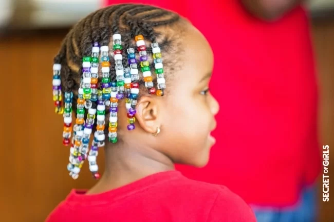 Braids with beads | 25 cute hairstyles for little girls