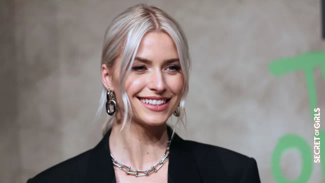Lena Gercke makes baby blonde the new trend hair color for spring 2021 | Lena Gercke is making baby blonde the hair color trend in spring 2023