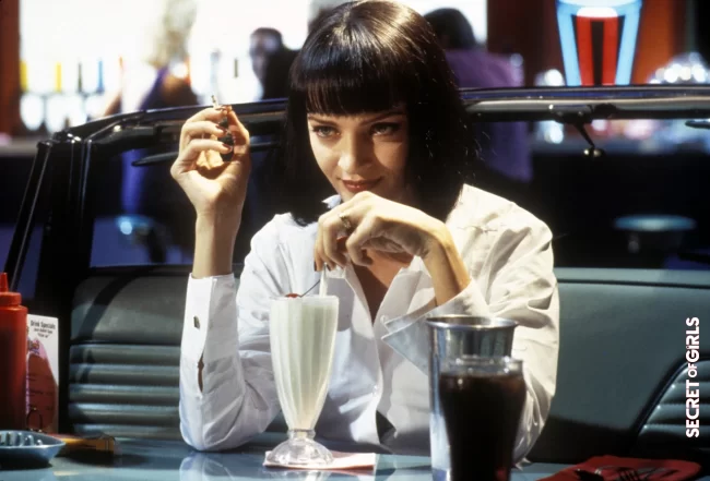 Uma Thurman in `Pulp Fiction` (1994) | 15 most beautiful bob hairstyles in movie history