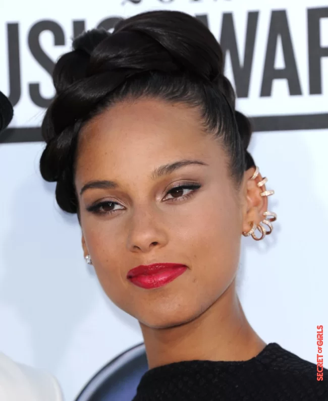 Alicia Keys, sublime with this crown braid XL version | From Blake Lively to Olivia Palermo, They All Wear Braids!