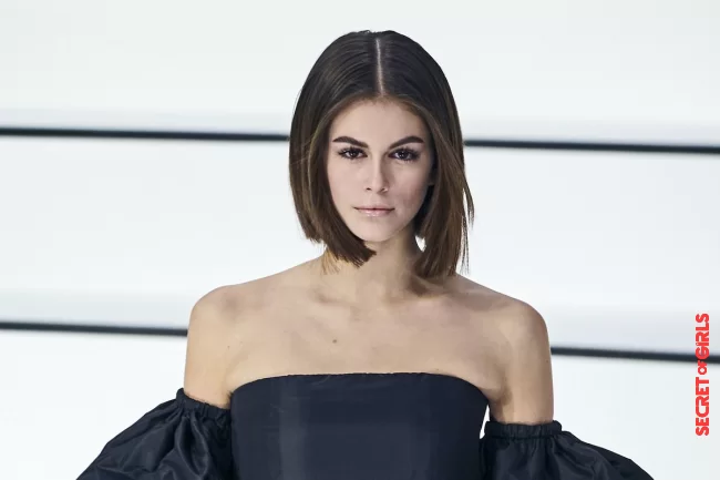 Kaia Gerber's One Length Bob is the ideal summer 2021 hairstyle trend for anyone with thin hair | Thin Hair? Kaia Gerner Bob Is The Hairstyle Trend In Summer 2023