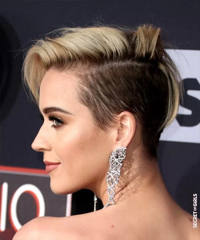 Female undercut party hairstyles