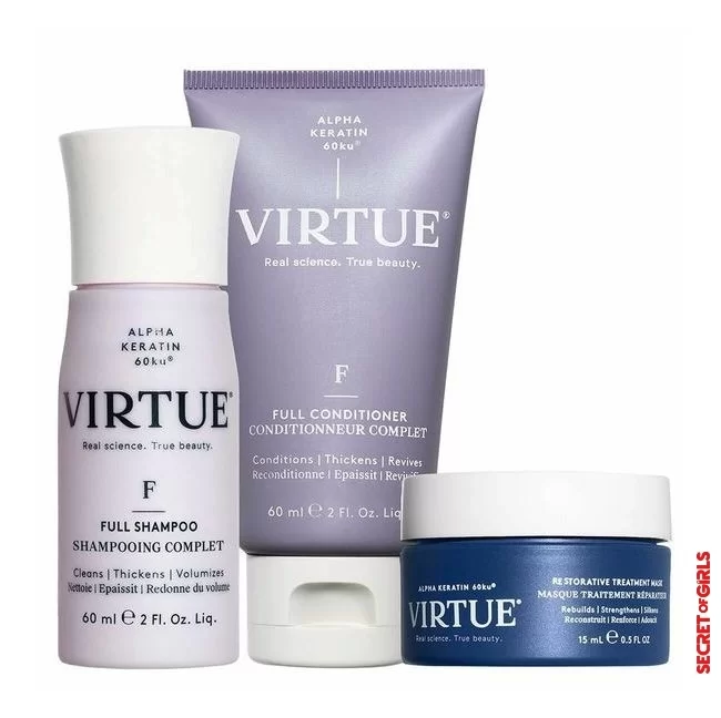 Virtue Products Full Discovery Kit Hair Care Set 1.0 pc | This oil strengthens thin hair - Jennifer Garner swears by it