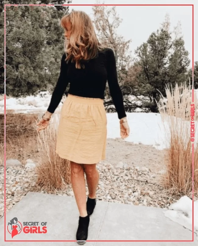 Stylish Date Night Outfit | 30 Yellow Skirt Outfits Ideas on How to Wear a Yellow Skirt