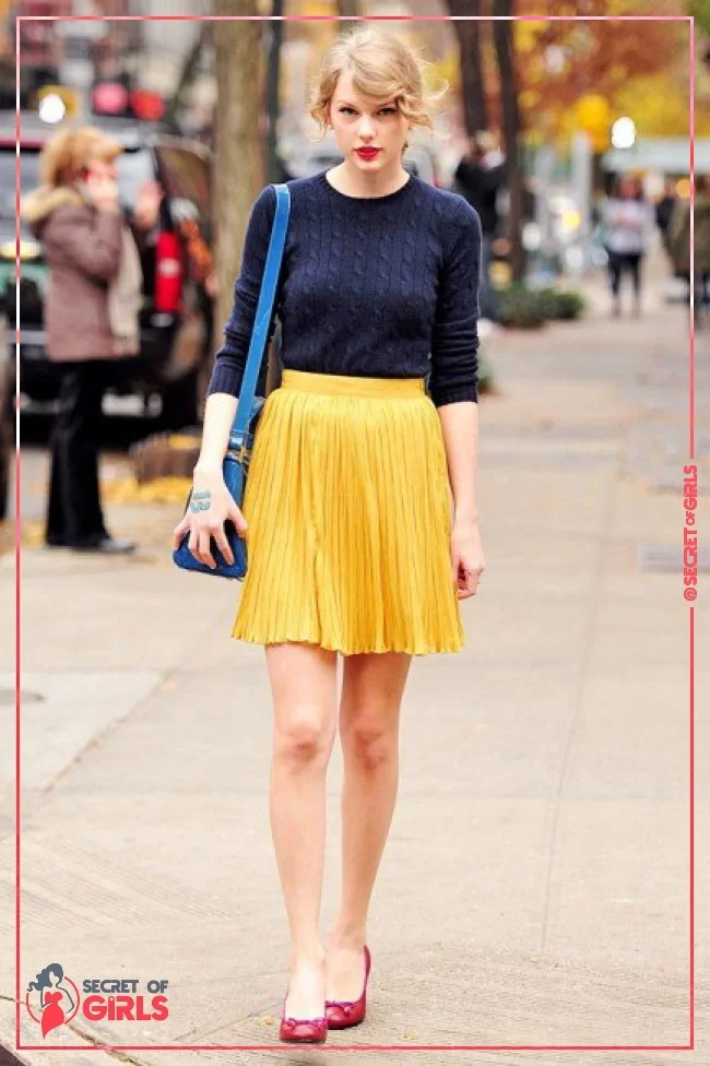 Celebrity Style | 30 Yellow Skirt Outfits Ideas on How to Wear a Yellow Skirt