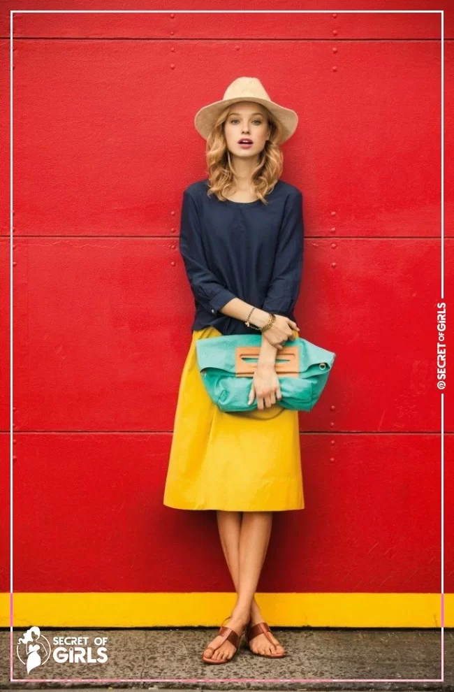 Fun Color Combinations | 30 Yellow Skirt Outfits Ideas on How to Wear a Yellow Skirt