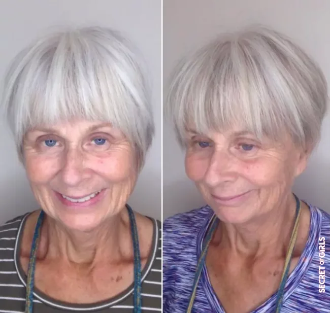 8. Pageboy cut for thin, straight hair over 70 | 11 Modern Hairstyles for Women Over 70