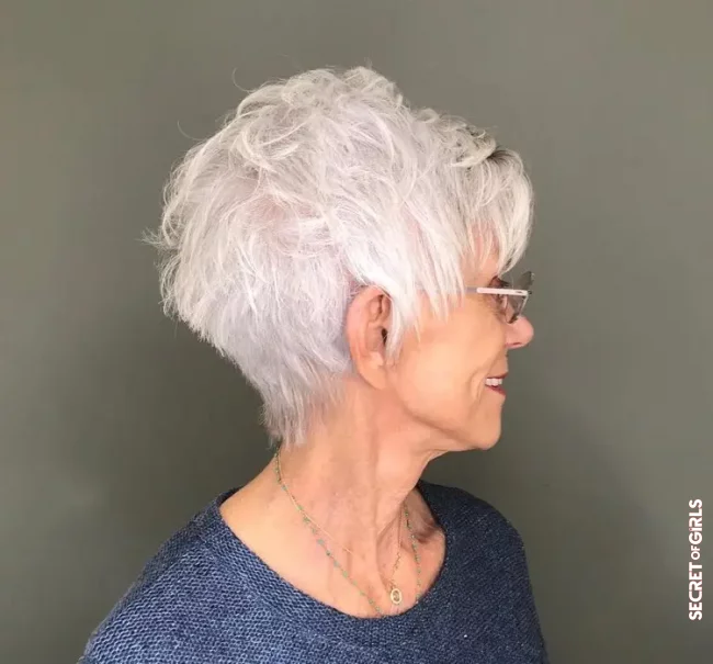 9. Shaggy Pixie | 11 Modern Hairstyles for Women Over 70
