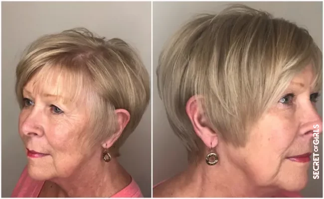 6. Short Blonde Hairstyle over 70 | 11 Modern Hairstyles for Women Over 70