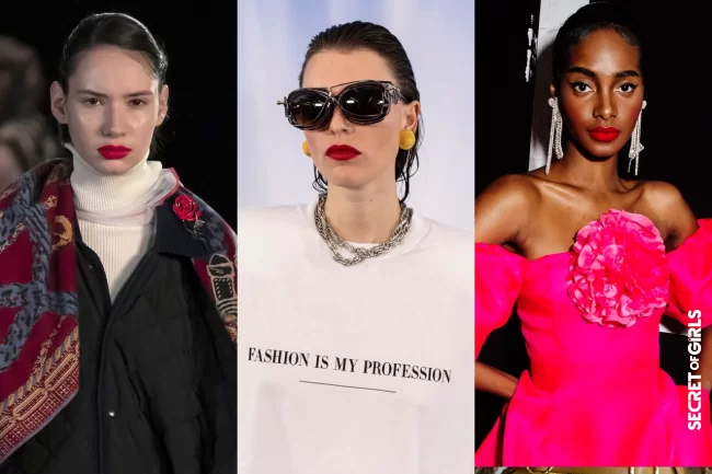6. The trend: Accentuated lips | Most important hair and beauty trends from New York Fashion Week Fall/Winter 2021/22