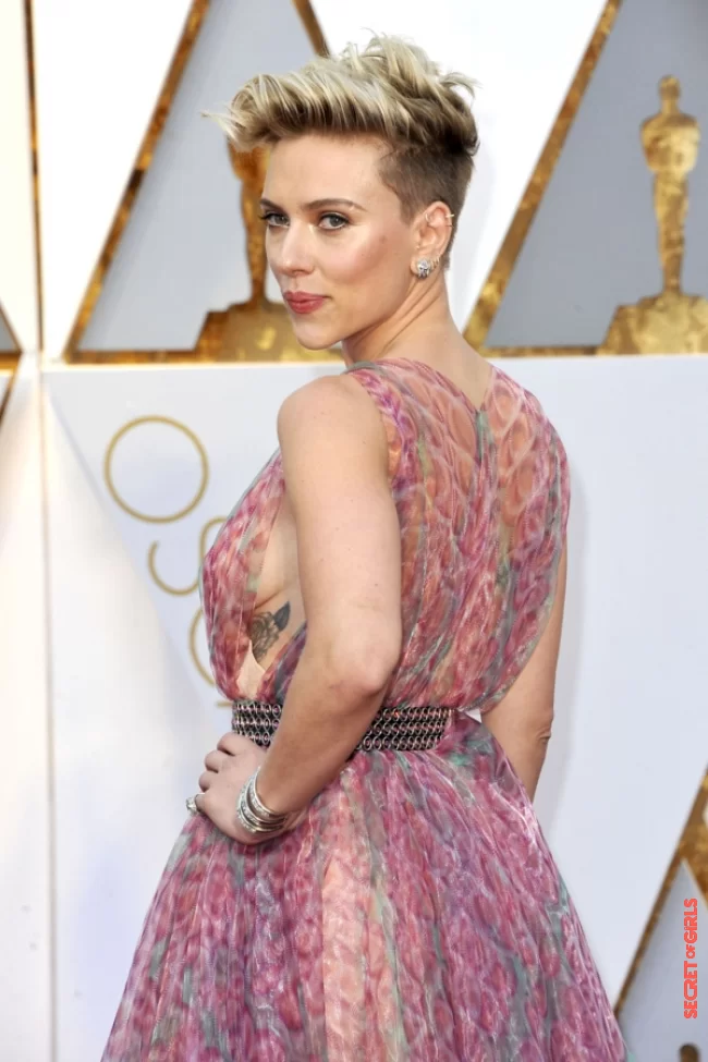 Scarlett Johansson and her sexy rock cut at the Oscars 2017 | Oscars 2023: 30 Celebrity Hairstyles That Have Already Marked The Ceremony