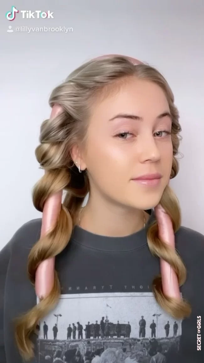 Heatless Curls: New Instagram Trend | Heatless Curls: This is how the trendy curling ribbon works