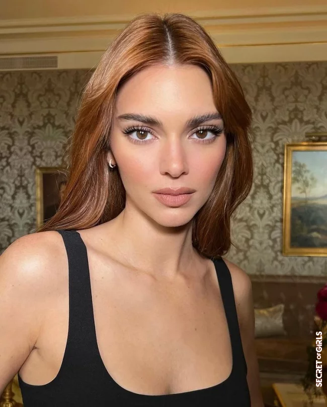 Kendall Jenner with red hair | Models and Actors Now Swear by Red Hair Color