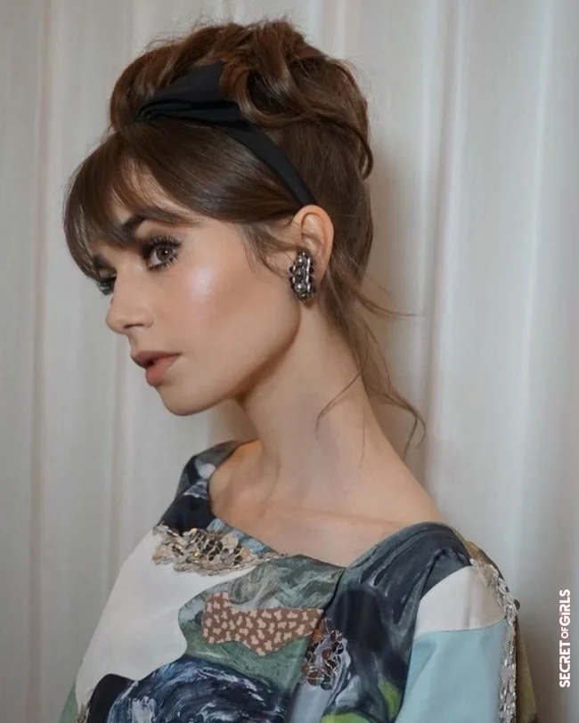 Retro hairstyle trend: Lily Collins relies on Brigitte Bardot's 60s bouffant look | "Emily in Paris 2": Lily Collins Goes For A 60s Hairstyle Trend