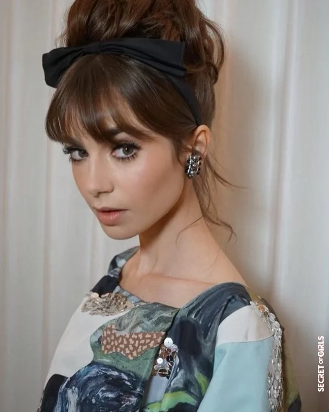 Retro hairstyle trend: Lily Collins relies on Brigitte Bardot's 60s bouffant look | "Emily in Paris 2": Lily Collins Goes For A 60s Hairstyle Trend