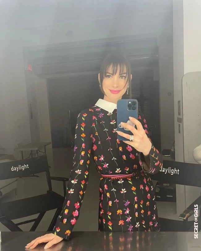 Trend hairstyle 2022: Anne Hathaway is now wearing wispy bangs as a pony | Wispy Bangs: Anne Hathaway Is Now Wearing Wispy Bangs As A Pony